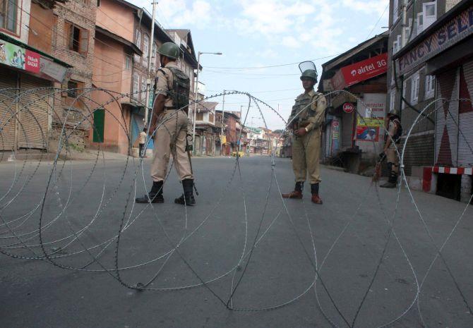 Tral under curfew on Burhan’s second death anniversary